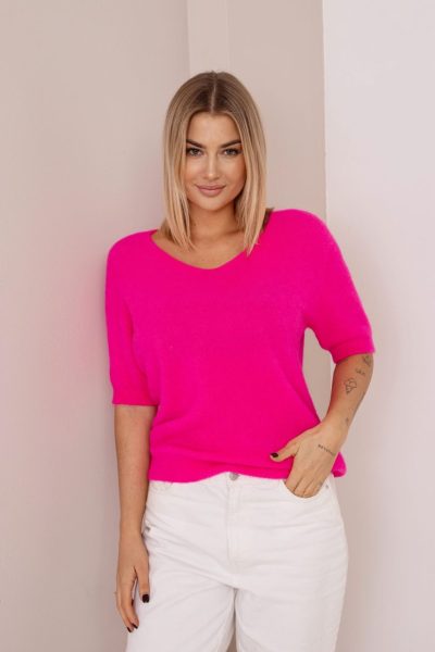 Alpaka serek – UNI, Róż neon