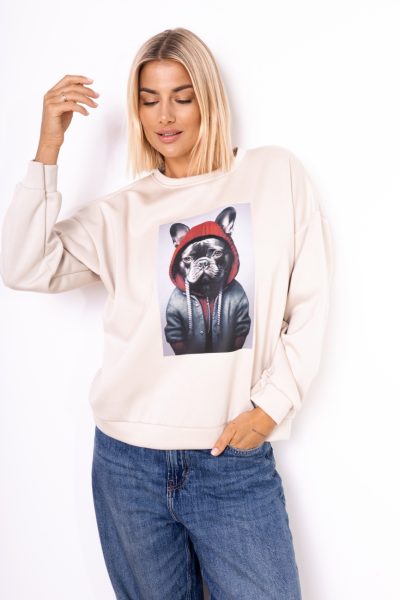 Bluza Buldog – Beż, UNI