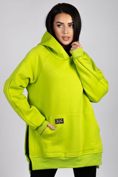 Bluza bok pęknięcie – UNI, Limonka