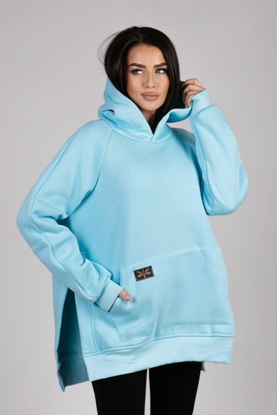 Bluza bok pęknięcie – UNI, Miętowy