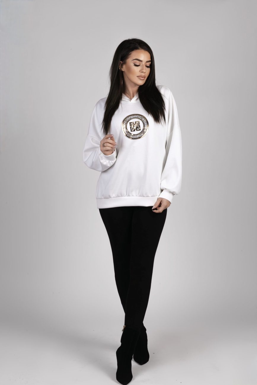 Bluza kóło kwadrat grecki