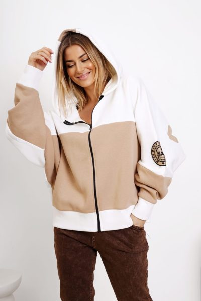 Bluza nietoperz plecy Style Up – UNI, Beż