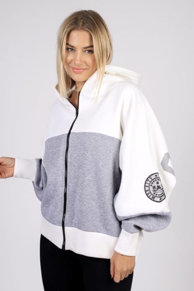 Bluza nietoperz plecy Style Up – UNI, Szary