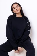 Bluza ramię dżety – Czarny, UNI