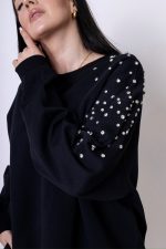 Bluza ramię dżety – Czarny, UNI