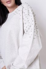 Bluza ramię dżety – Szary, UNI