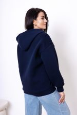 Bluza rozpinana szklane motylki RISSKIO – Granat, M