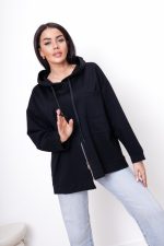 Bluza zamek RISSKIO – Czarny, M