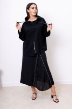 Bluza zamek RISSKIO – Czarny, S