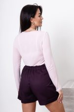 Bluzka cieniutka kaszmir/modal – Puder, 2XL