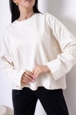 Bluzka diamenciki – Beż, UNI