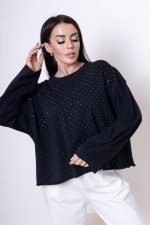 Bluzka diamenciki – Czarny, UNI