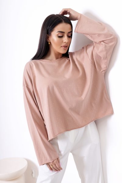 Bluzka diamenciki – Puder, UNI