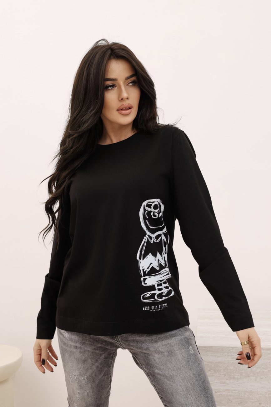 Bluzka gladka biały ludek Bluzka gladka biały ludek