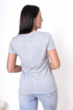 Bluzka gładka tył szew – Szary, UNI