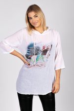 Bluzka pieluszka kaptur rower