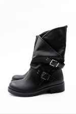 Botki asymetryczne 2 sprzączki