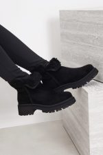 Botki zamszowe ocieplane