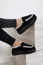 Buty bez pięt ocieplane