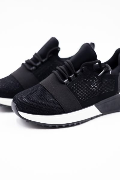 Buty sneakersy diamenciki – Czarny, 36
