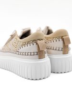 Buty sneakersy złote wzory