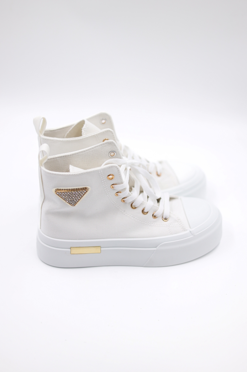 Buty trampki trójkąty za kostkę