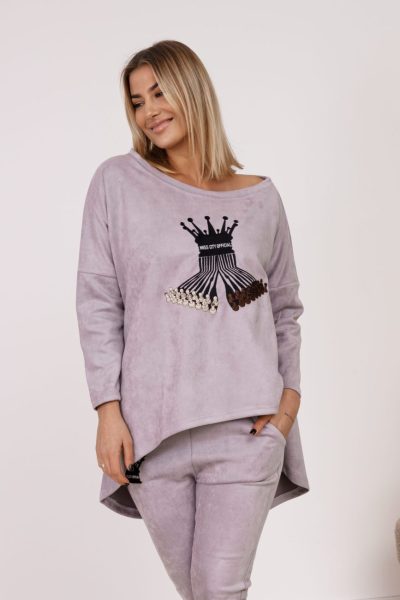 Dres korona pionki • Kolor: Szary