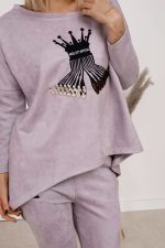 Dres korona pionki • Kolor: Szary