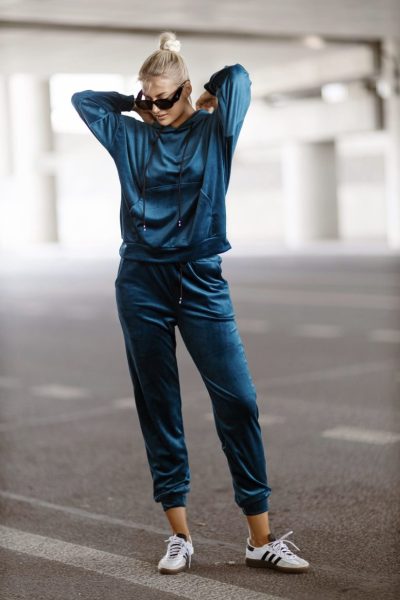 Dres welur kangurka – UNI, Morski