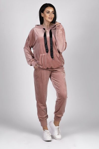 Dres welur kaptur mały