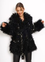 Futerko cekiny – Czarny, UNI