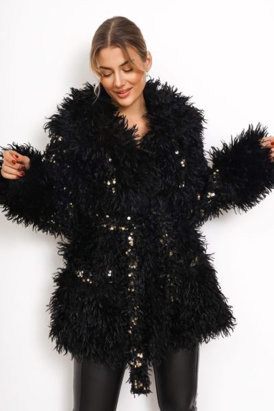 Futerko cekiny – Czarny, UNI