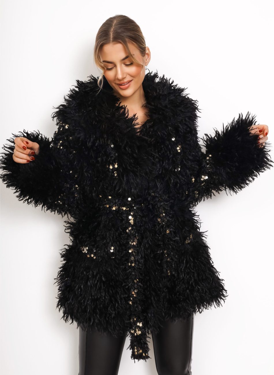 Futerko cekiny – Czarny, UNI