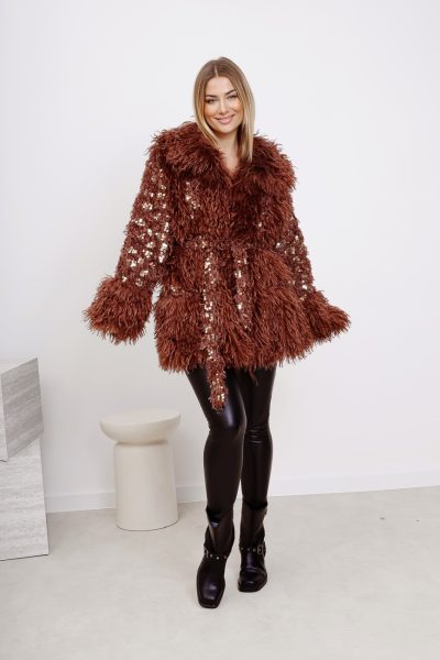 Futerko cekiny – Czekolada, UNI