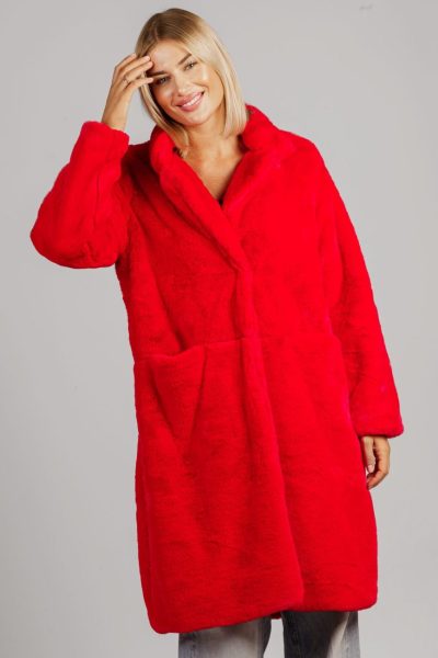 Futerko długie – UNI, Czerwony