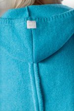 Kardigan mięsisty kaptur