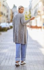 Kardigan włosek gładki