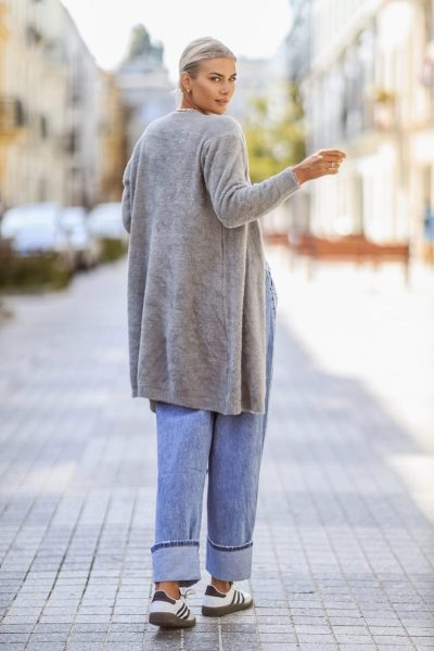 Kardigan włosek gładki