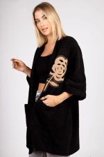 Kardigan włosek kwiatek