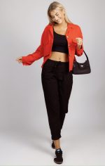 Katana bawełniana 2 kieszenie