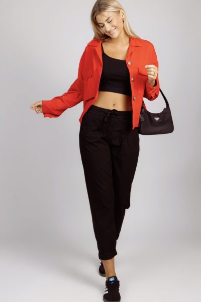 Katana bawełniana 2 kieszenie