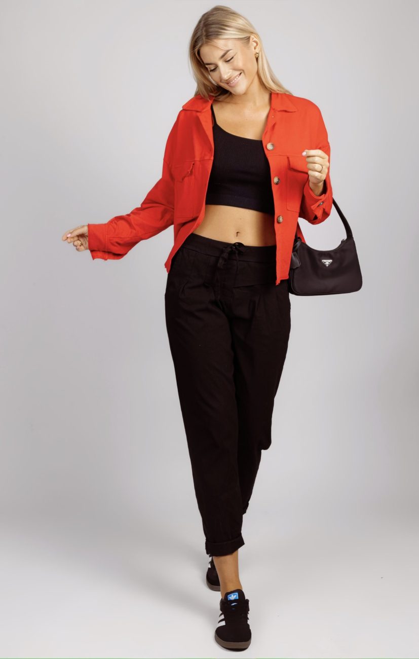 Katana bawełniana 2 kieszenie