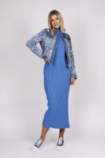 Katana jeasn przecierana wzory