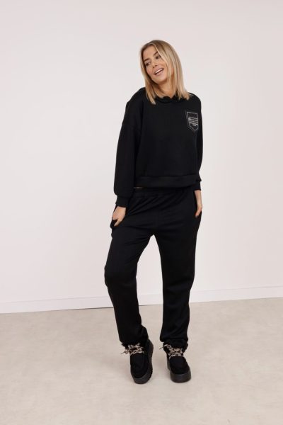 Komplet dresowy przód naszywka – Czarny, UNI