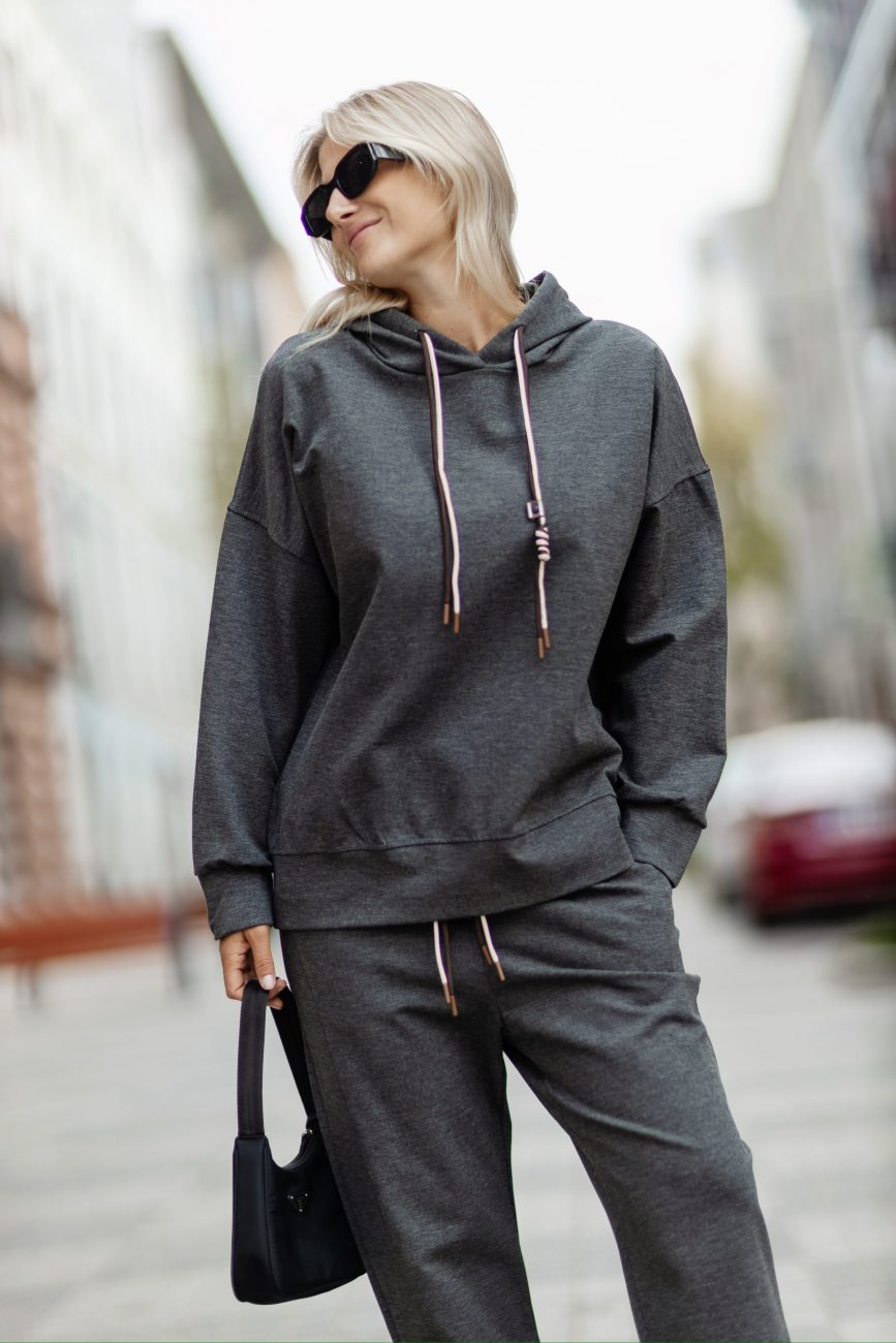 Komplet kaptur 2kolorowy sznurek