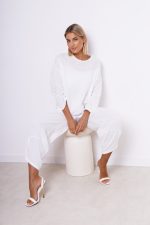 Komplet muślinowy biedronka – Biały, UNI