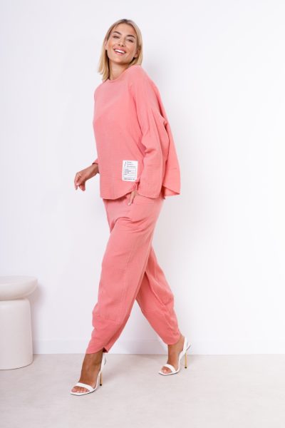 Komplet muślinowy biedronka – Łosoś, UNI