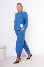 Komplet muślinowy biedronka – Niebieski, UNI