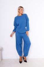 Komplet muślinowy biedronka – Niebieski, UNI