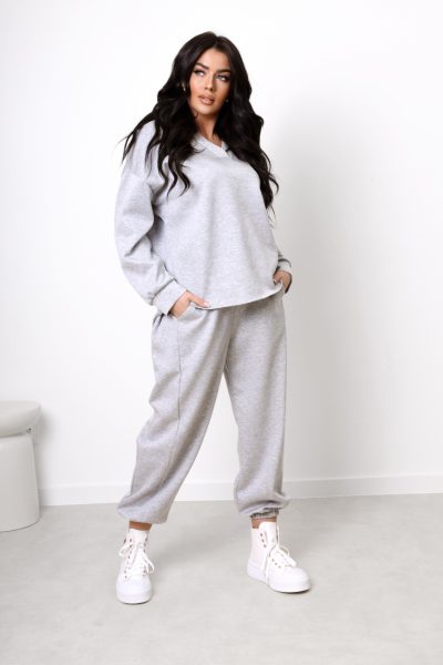 Komplet piankowy z kapturem – Szary, UNI